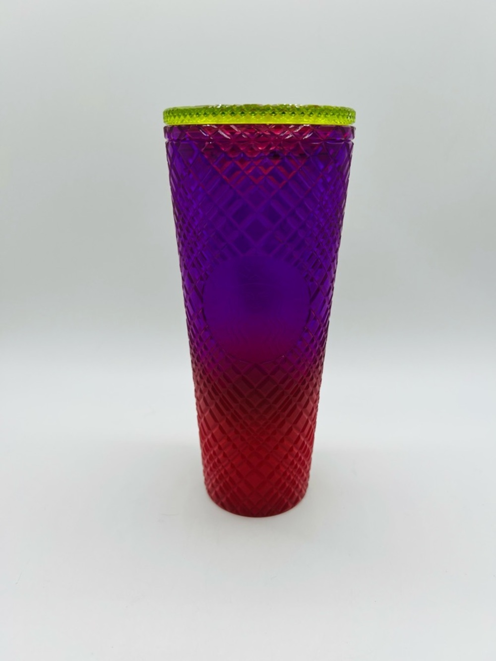 Starbucks Red Purple Ombre Textured Tumbler X S x T Collaboration